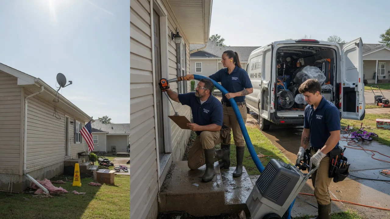 Ceiling Water Damage Restoration in Fennimore, WI near me